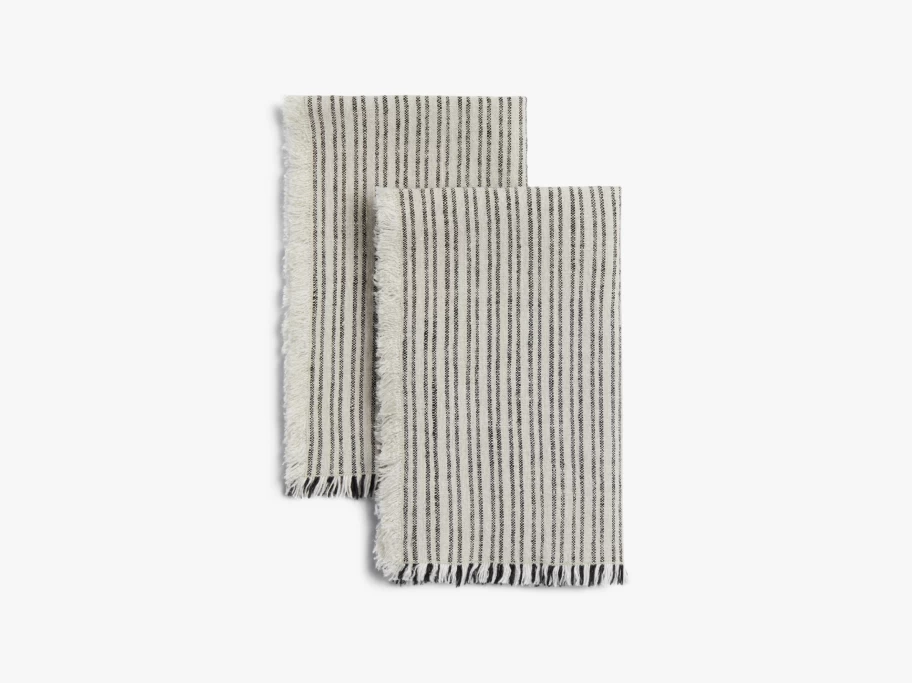 Parachute Linen Napkins with Decorative Fringe - Elegant Dining Table Linens