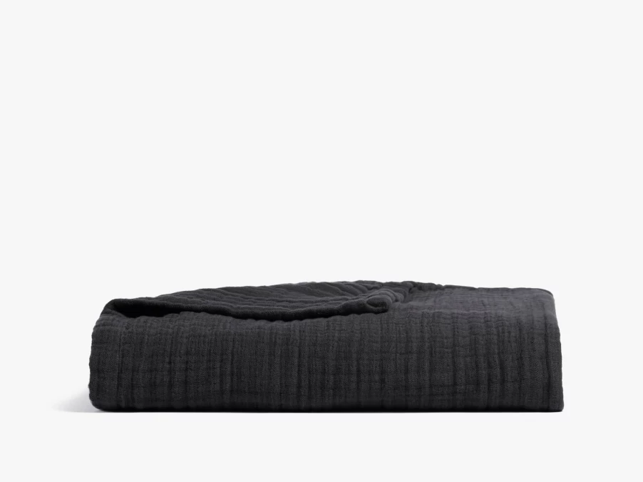 Parachute Cloud Linen Gauze Throw - Lightweight & Breathable Linen Blend Blanket for All Seasons