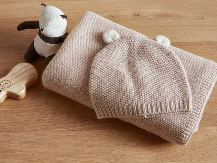 Parachute Luxury 100% Cashmere Baby Blanket – Ultra Soft & Warm Newborn Swaddle Wrap