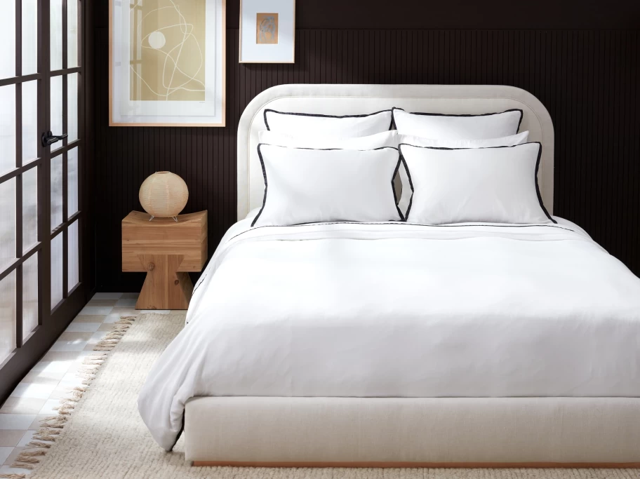 Parachute Organic Soft Luxe Euro Sham - Premium Organic Cotton Pillowcase for Luxury Bedding