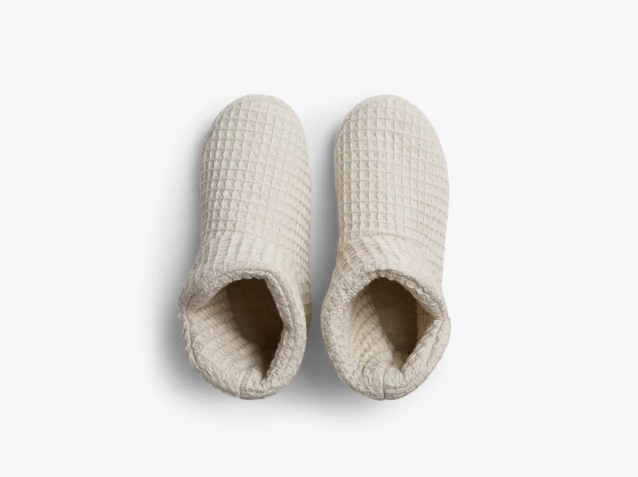 "Parachute Waffle Bootie - Cozy Knit Slippers for Indoor Comfort"