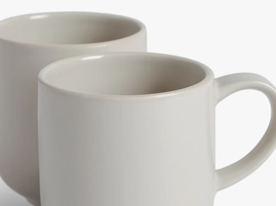 Parachute Stoneware Coffee Mug Set - Durable & Stylish Ceramic Cups for Hot Beverages