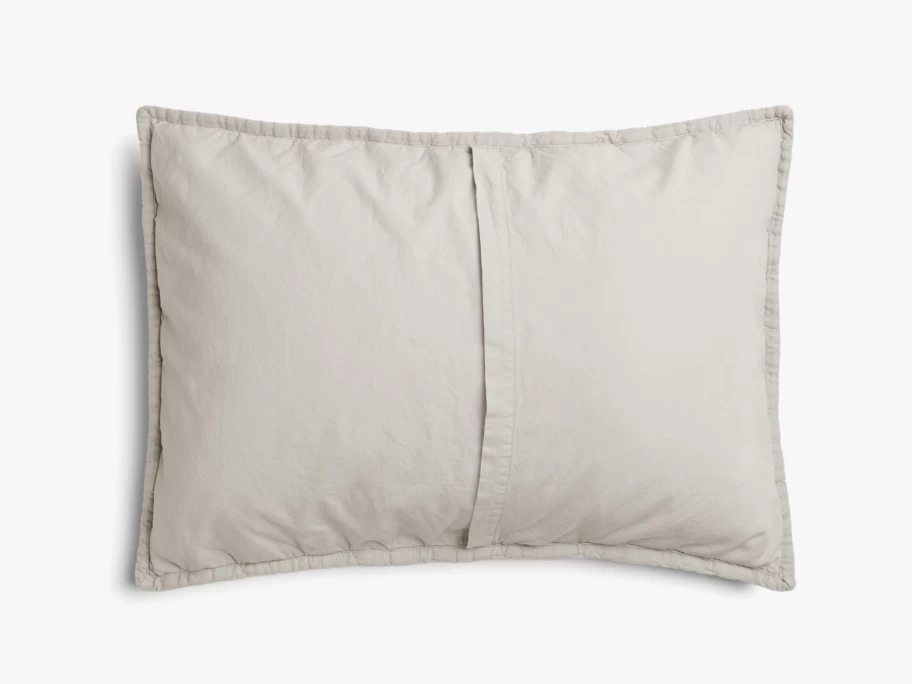 Parachute Toddler Linen Box Quilted Sham - Organic Cotton Crib Sham for Nursery Bedding