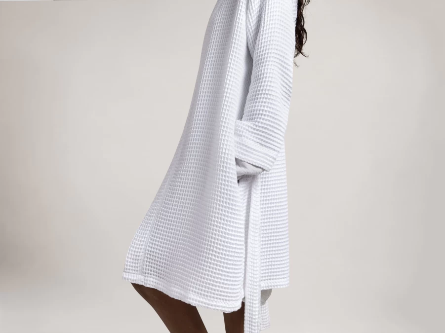 Parachute Waffle Robe - Soft, Breathable, and Comfortable Kimono-Style Bathrobe for Men and Women
