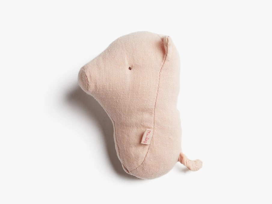 Parachute Baby Pig Rattle Toy - Soft Teething Animal Shaker for Newborns & Infants