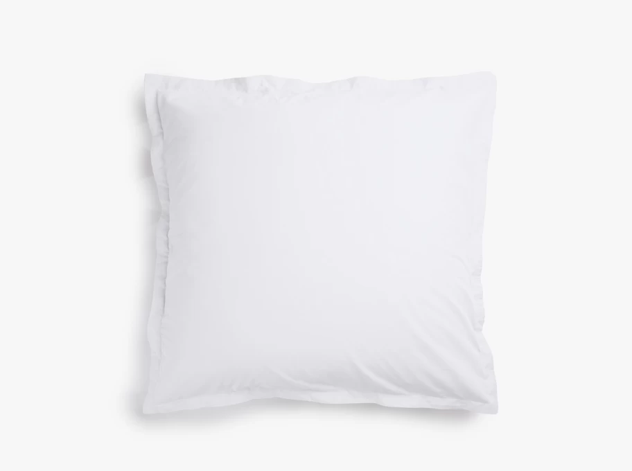 Parachute Percale Euro Sham - Premium Cotton Pillow Cover for European Bed
