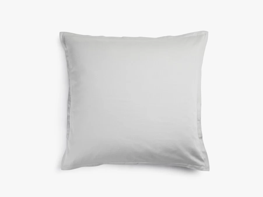 Parachute Sateen Euro Sham Pillowcase - Luxury 100% Cotton Bedding for Standard Size Pillows