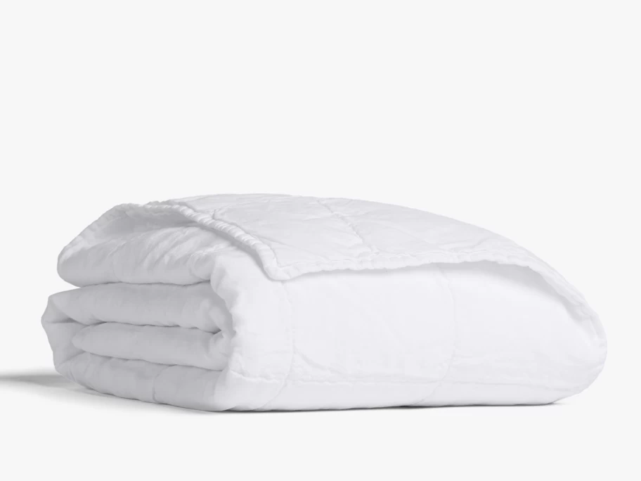 Parachute Toddler Linen Box Quilt - Soft, Breathable & Lightweight Baby Bedding