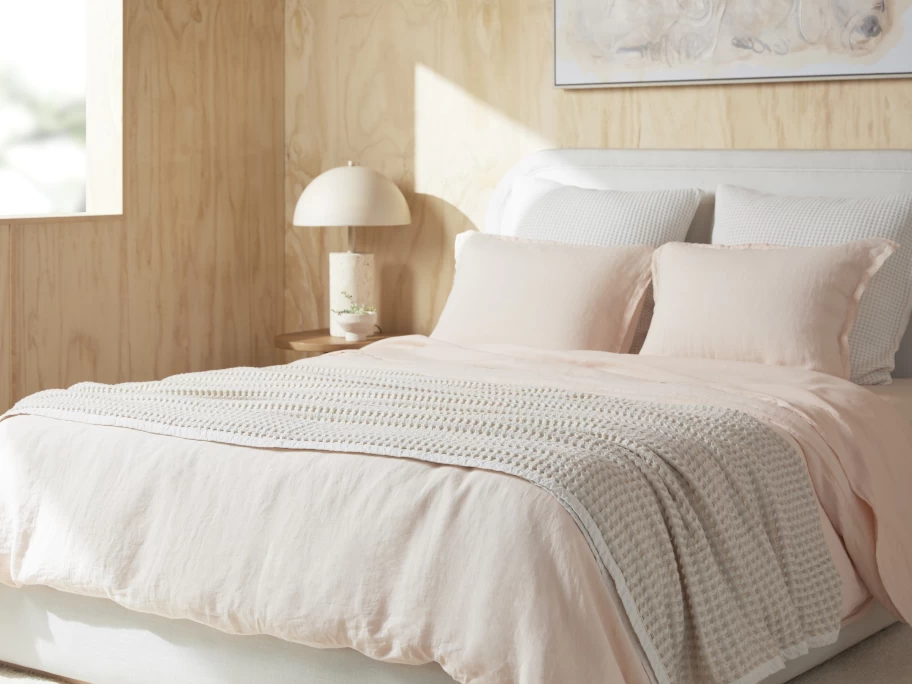 Parachute Organic Waffle Weave Bed Blanket - Luxurious, Breathable, and Eco-Friendly