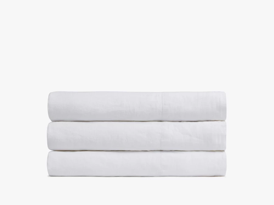 Parachute 100% Linen Top Sheet - Breathable & Soft Bedding for Comfortable Sleep