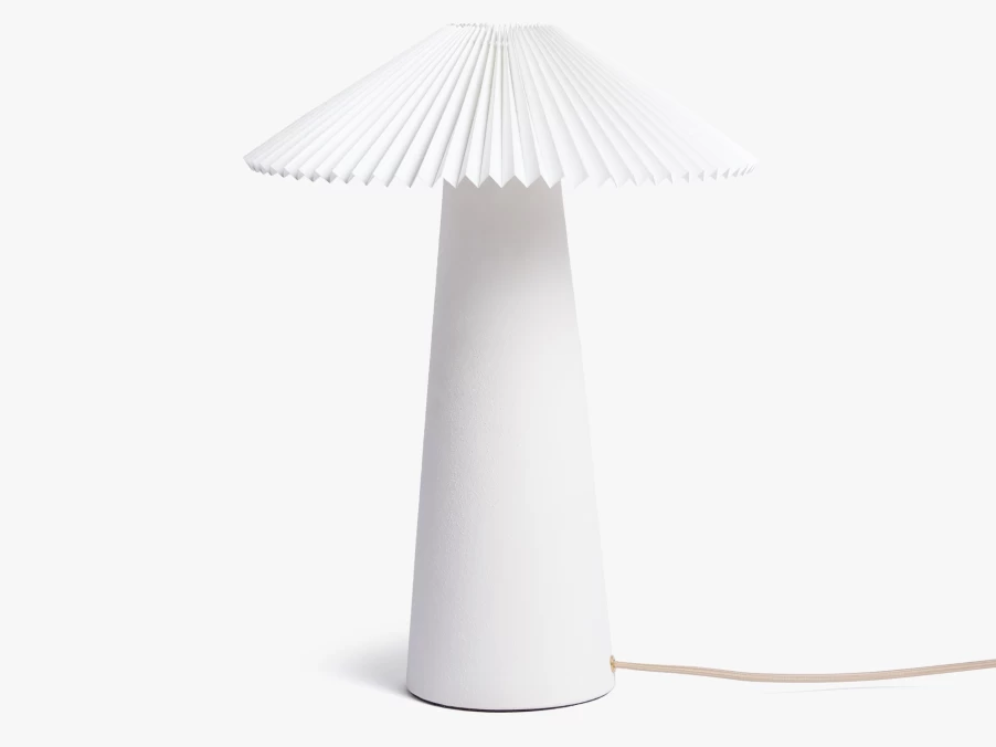 Parachute Studio Ceramic Table Lamp - Modern Handcrafted Home Decor Lighting