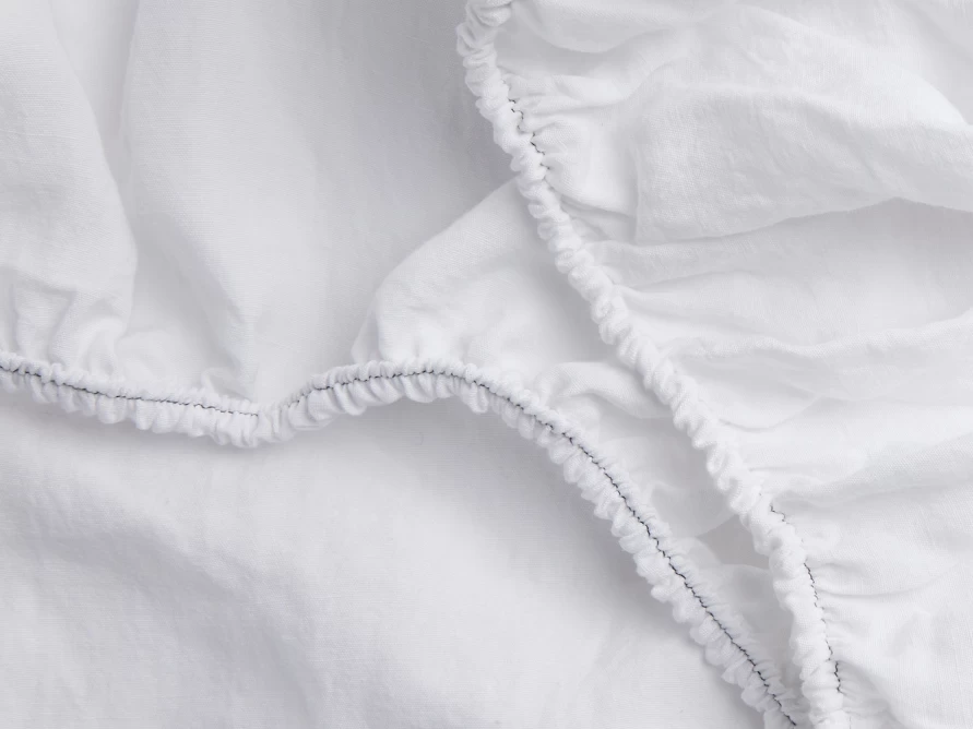 Parachute Heirloom Tencel Linen Fitted Sheet - Organic, Breathable, Wrinkle-Resistant Bedding for Comfortable Sleep