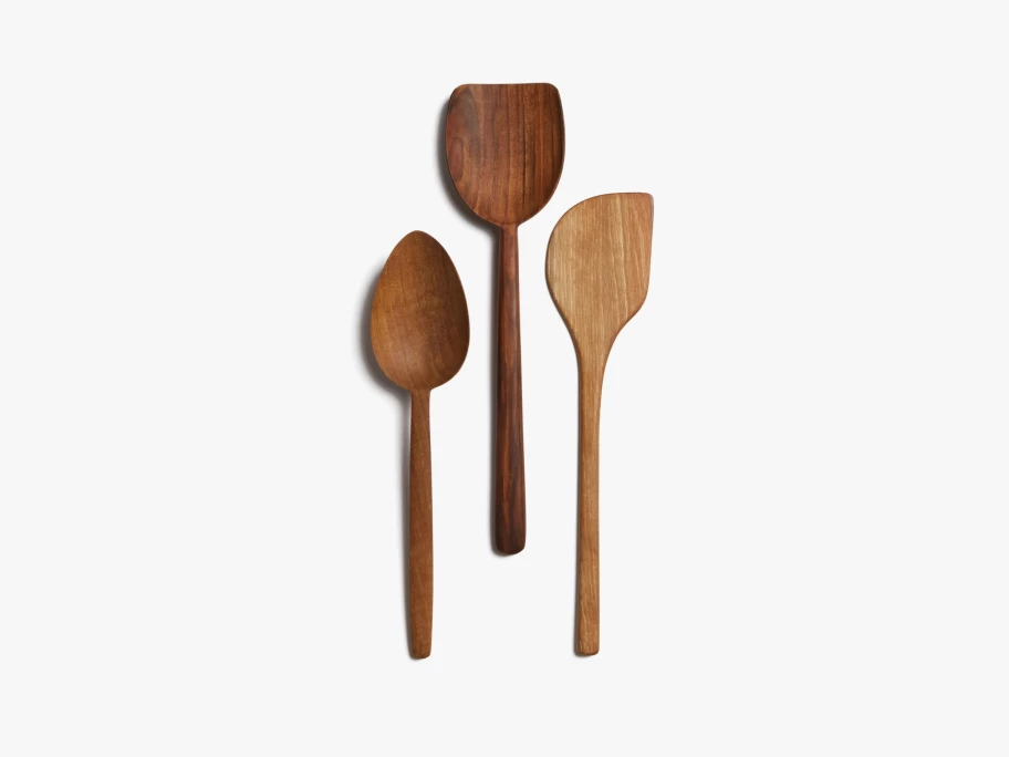Parachute Premium Stainless Steel Serving Spoon Set - 6-Piece Kitchen Utensils for Dining & Entertaining