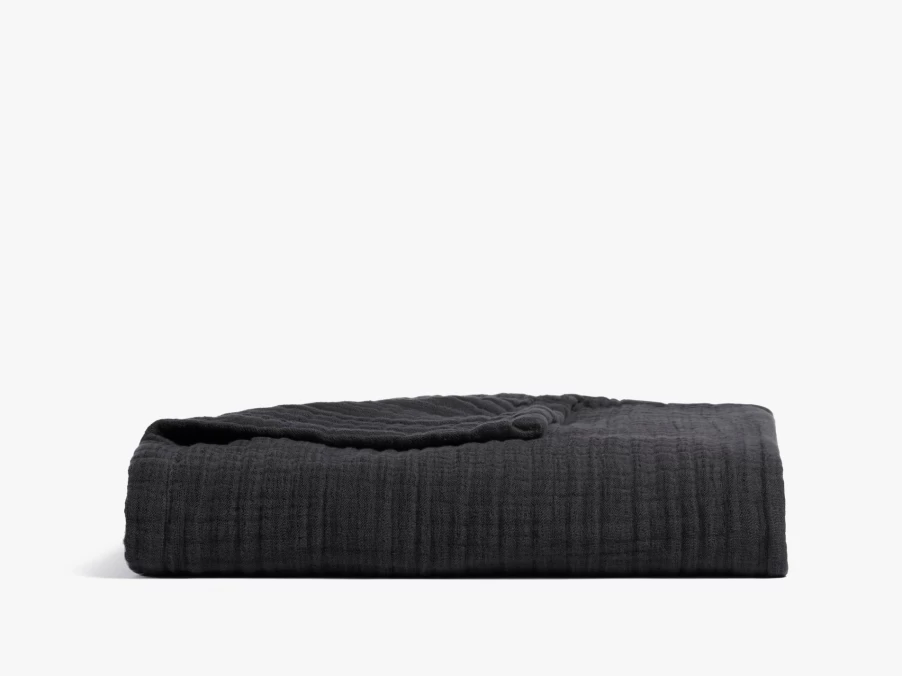 Parachute Cloud Linen Gauze Throw - Lightweight & Breathable Linen Blend Blanket