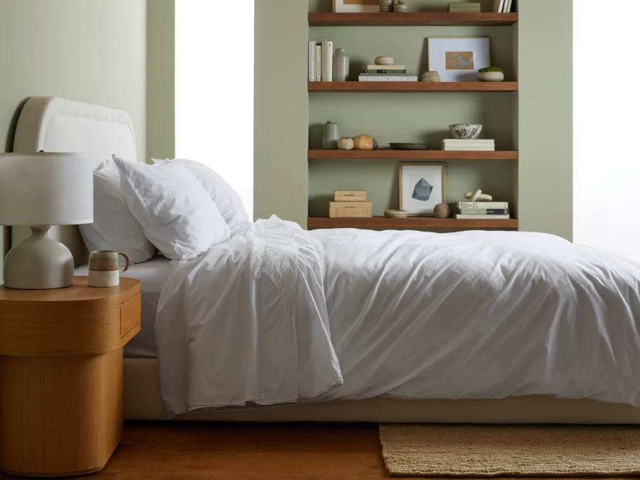 Parachute Organic Cotton Duvet Cover - Soft, Breathable & Hypoallergenic Queen/King Size