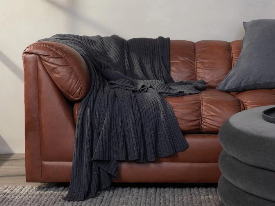 Parachute Oversized Rib Knit Throw Blanket - Soft Chunky Knit Luxury Throw for Cozy Comfort