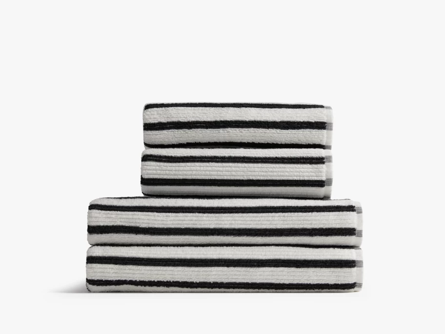 Parachute Organic Resort Stripe Bath Towel Set - 2-Piece Luxury Bundle
