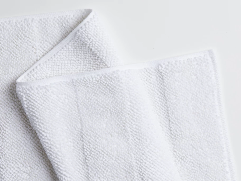 Parachute Organic Cotton Striped Bath Rug - Soft, Absorbent Loop Pile for Bathroom