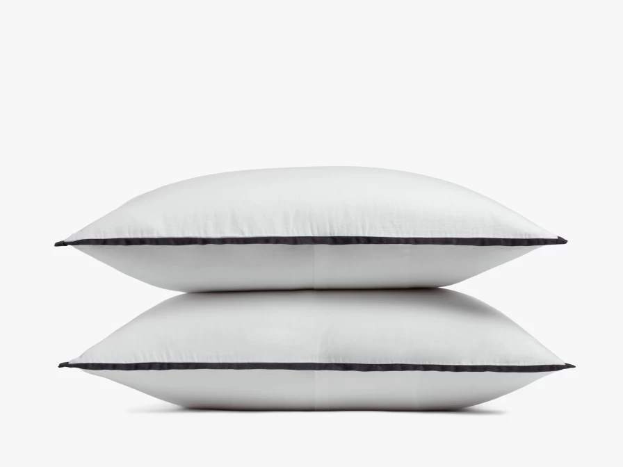 Parachute Organic Soft Luxe Sham Set - Premium 100% Organic Cotton Pillow Covers