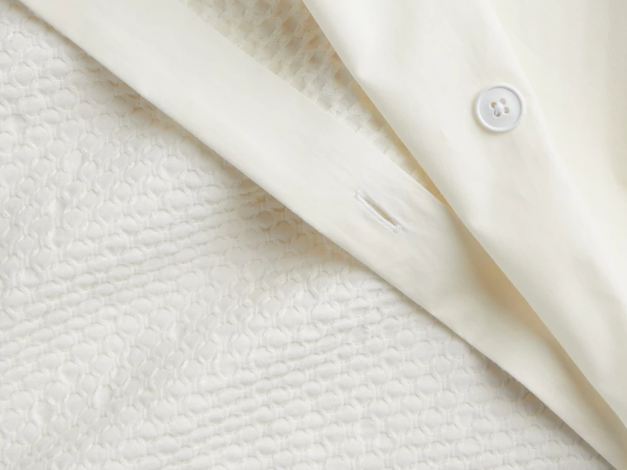 Parachute Lattice Cotton Duvet Cover - Breathable, Soft Bedding Set for Comfortable Sleep