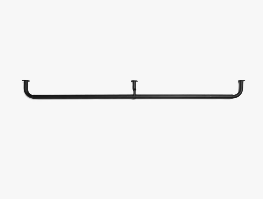 Parachute Adjustable Curtain Rod - Sturdy Metal Drapery Rod for Windows, Easy to Install, Various Finishes & Sizes
