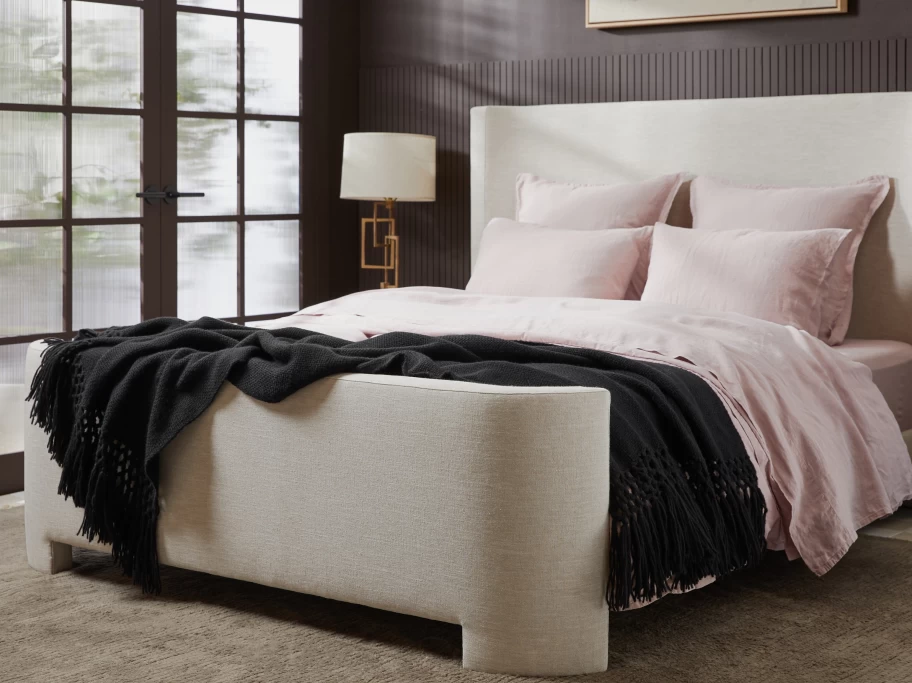 Parachute Cozy Alpaca Wool Throw Blanket - Soft Luxury Throws for Bed & Couch
