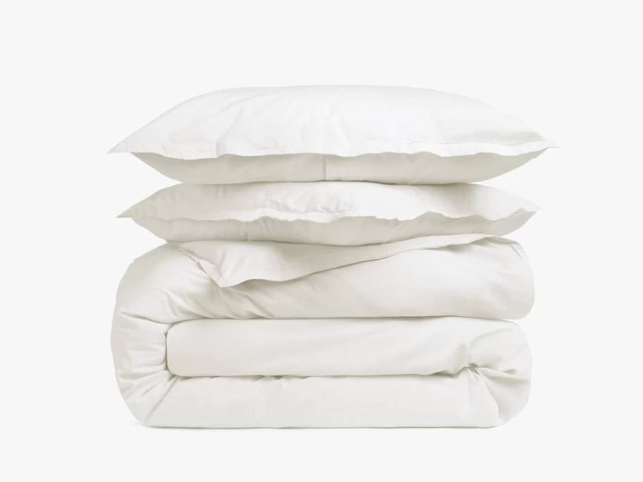 Parachute Percale Duvet Cover Set - Premium 100% Cotton Bedding