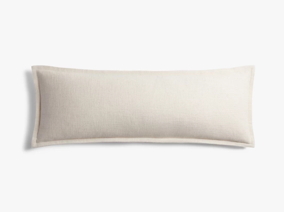 Parachute Classic Flange Lumbar Pillow Cover - Supportive & Stylish Lumbar Cushion Case