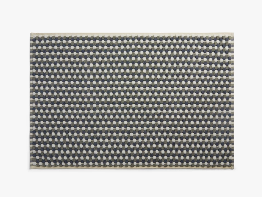Parachute Organic Cotton Mosaic Bath Mat - Non-Slip, Absorbent, Eco-Friendly Tub Mat for Bathroom