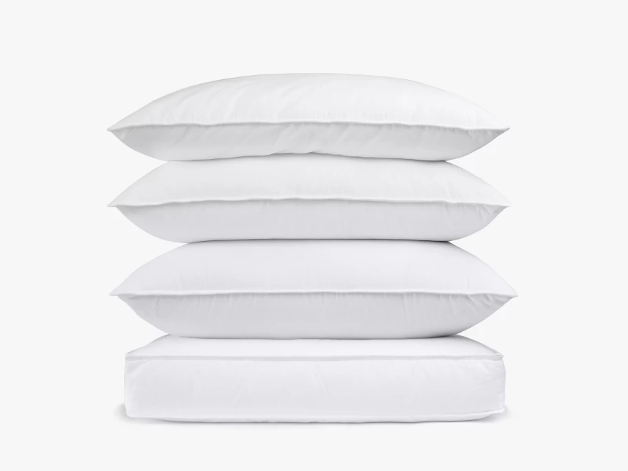 Parachute Down Alternative Side Sleeper Pillow - Hypoallergenic Support for Neck & Spine Alignment