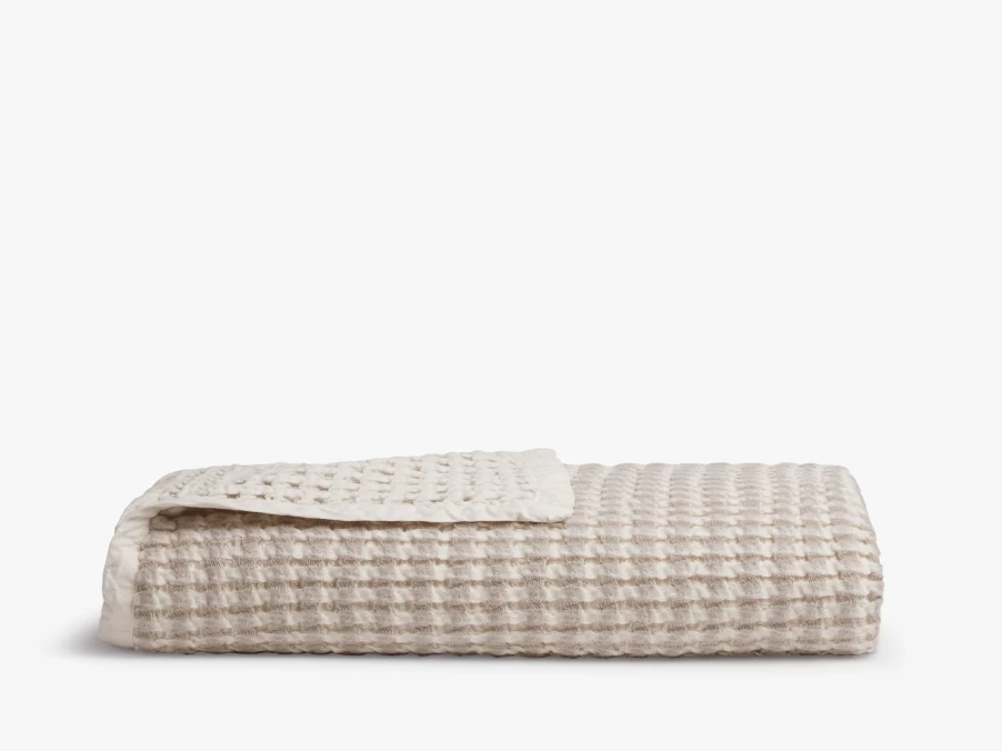 Parachute Waffle Cotton Throw Blanket - Soft, Breathable, and Lightweight for Year-Round Comfort