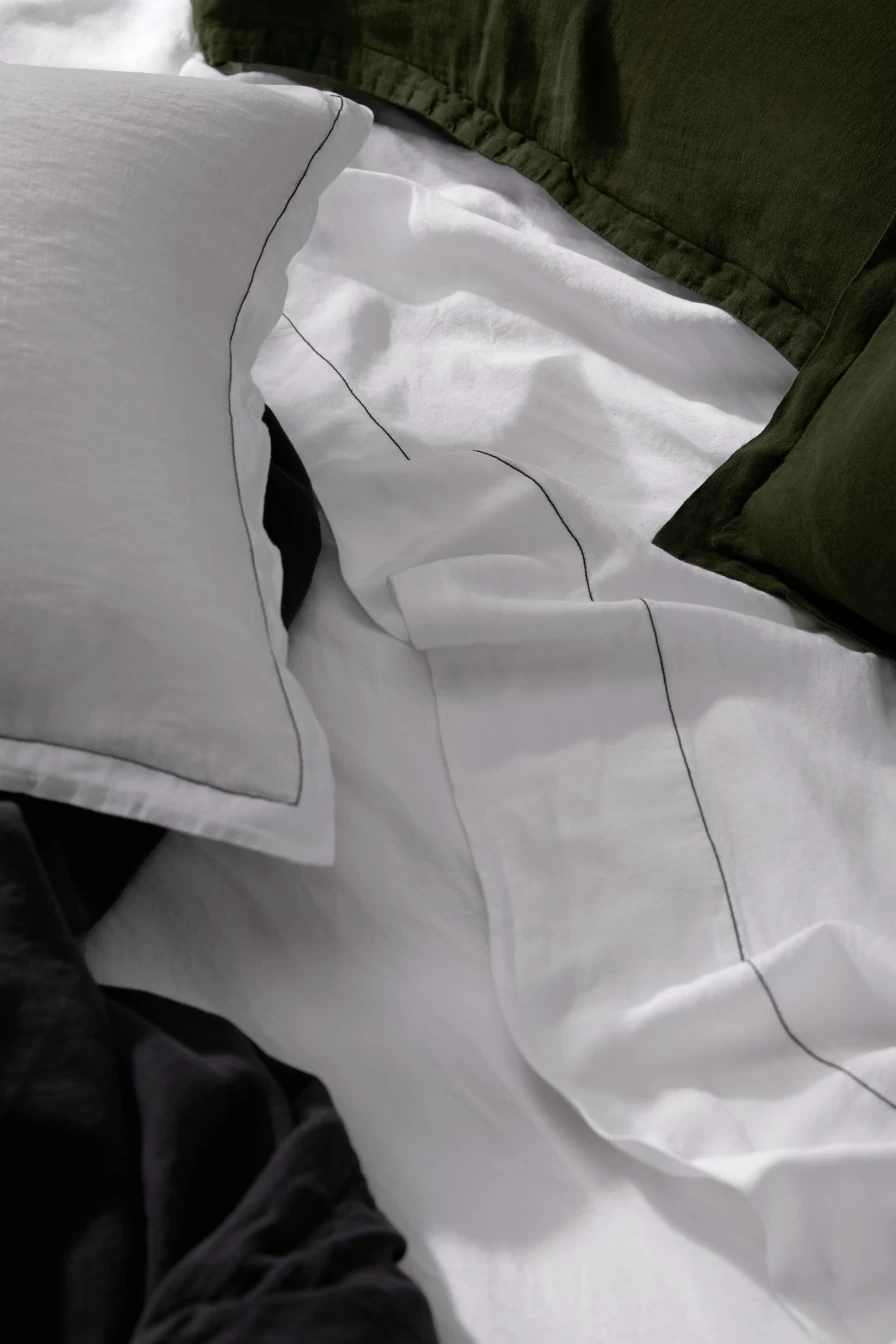 Parachute Heirloom Tencel Linen Sham Set - Organic, Breathable, Wrinkle-Resistant Pillow Covers