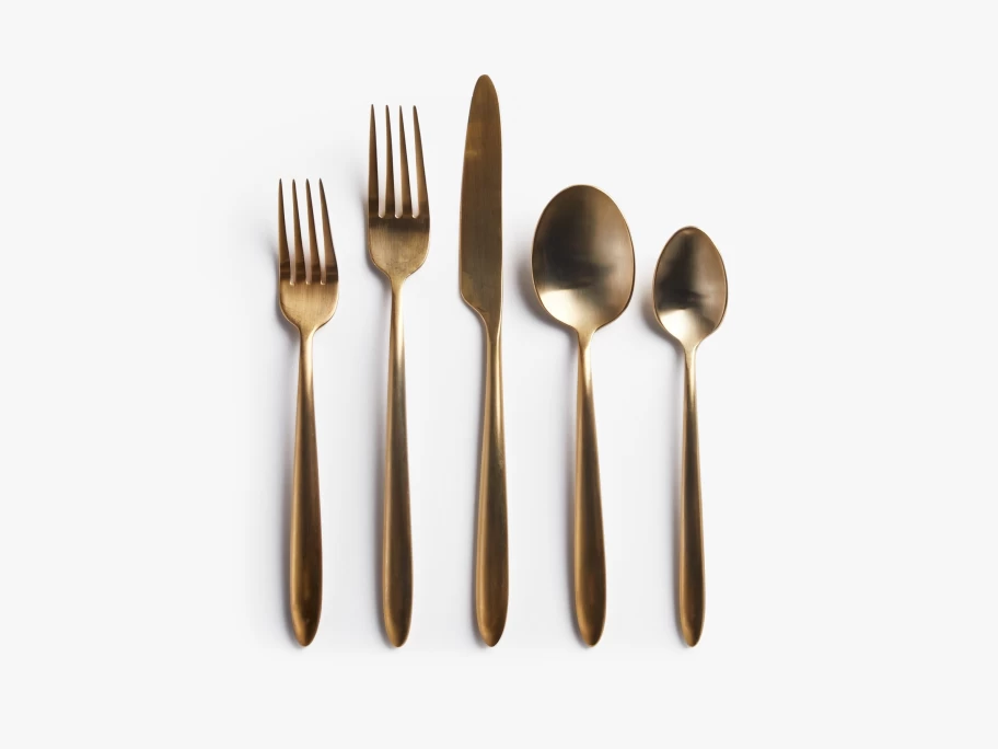 Parachute Velo 20-Piece Stainless Steel Flatware Set - Modern Cutlery for 4 Place Settings