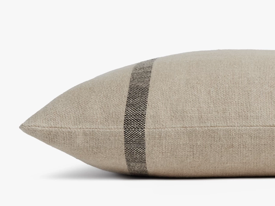 Parachute Linen Pillow Cover - Natural Grain Sack Texture - Breathable & Stylish Home Decor