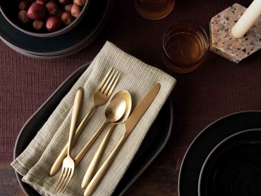 Parachute Velo 20-Piece Flatware Set - Stainless Steel Cutlery with Modern Design