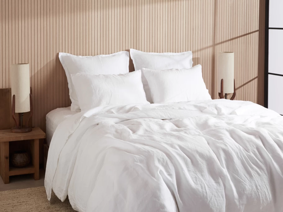 Parachute Linen Euro Sham - Premium European Flax Linen Pillowcase for Luxury Bedding