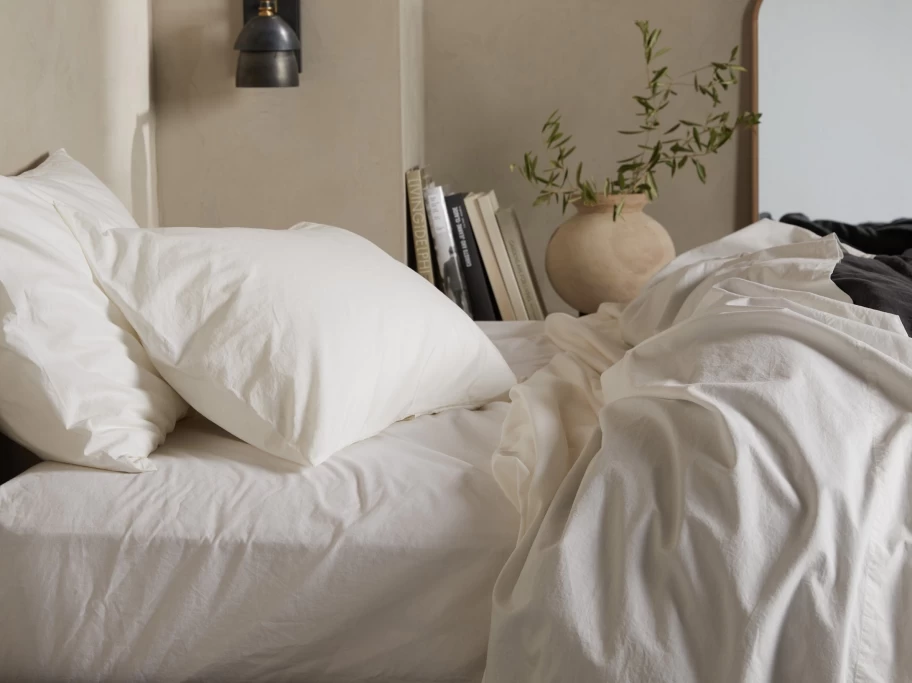 Parachute Percale Sheet Set - Premium 100% Cotton Bed Sheets for Cool, Crisp Comfort