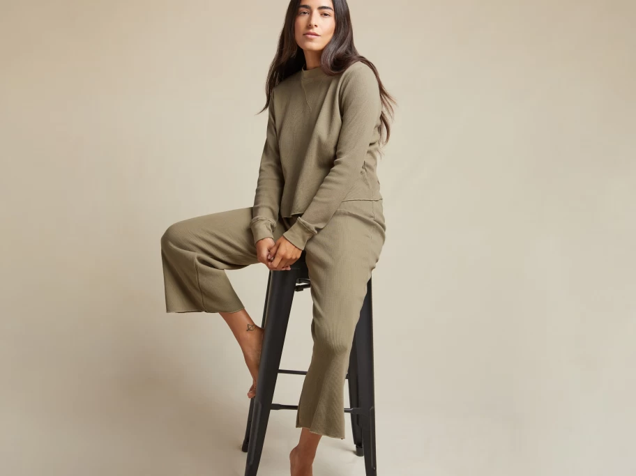 Parachute Women's Thermal Top - Soft Warm Long Sleeve Shirt for Cold Weather