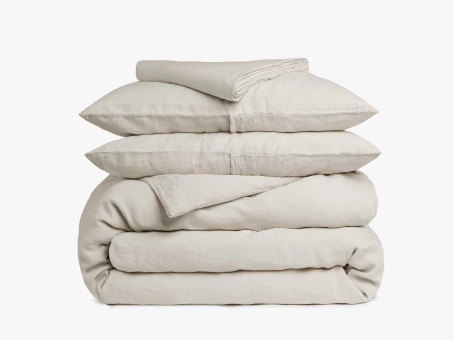 Parachute Linen Venice Bedding Set - Premium Washed Linen Duvet Cover & Sheet Set