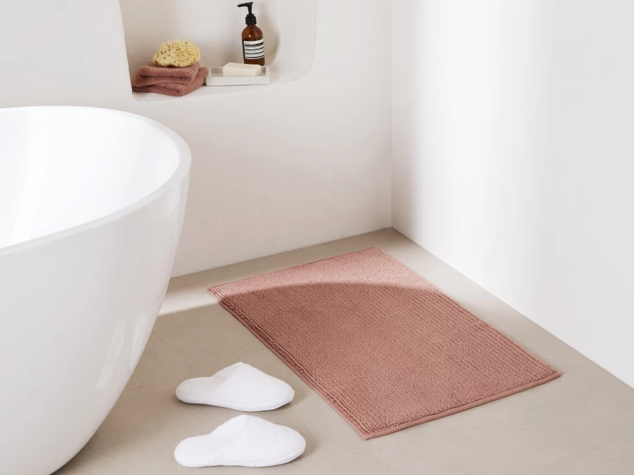 Parachute Soft Rib Tub Mat - Premium Bath Mat for Comfort and Style
