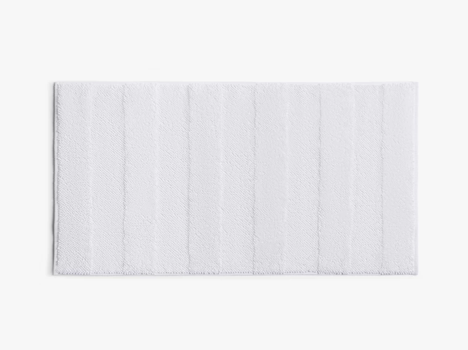 Parachute Organic Cotton Striped Bath Rug - Soft, Absorbent Loop Pile for Bathroom