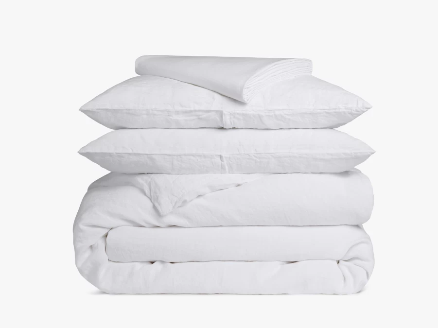 Parachute Linen Venice Bedding Set - Premium Washed Linen Duvet Cover & Sheet Set