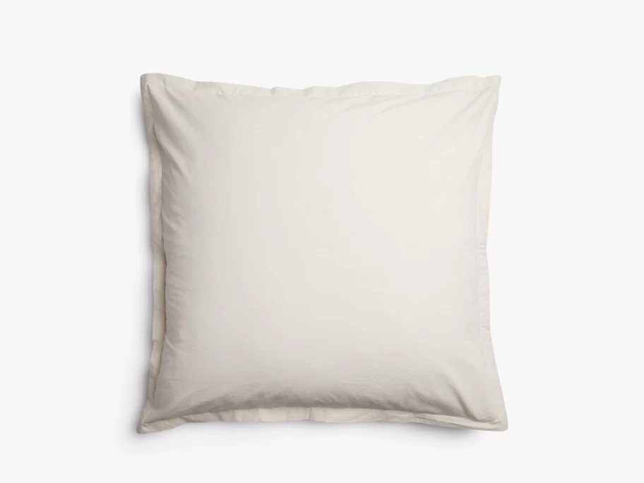 Parachute Brushed Cotton Euro Sham Pillowcase - Soft Luxury Bedding for Comfort & Style