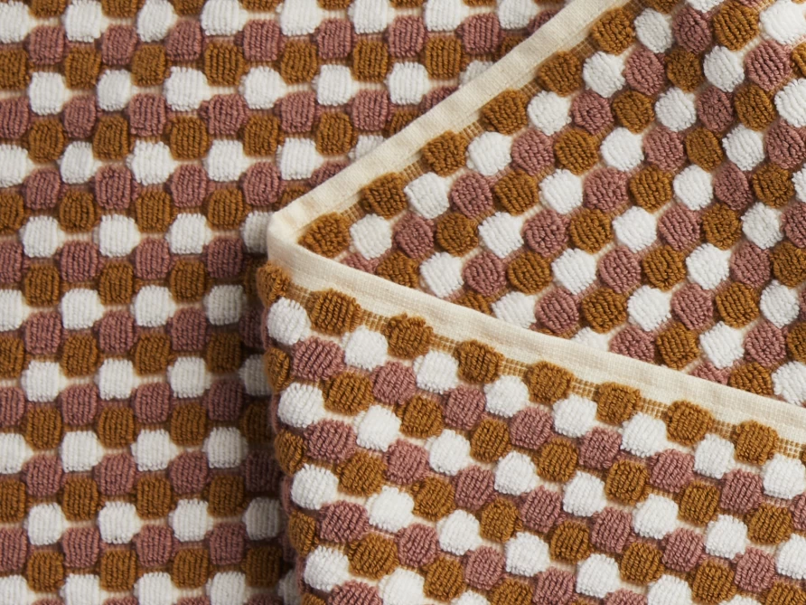 Parachute Organic Cotton Mosaic Bath Mat - Non-Slip, Absorbent, Eco-Friendly Tub Mat for Bathroom