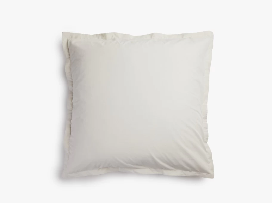 Parachute Percale Euro Sham - Premium Cotton Pillow Cover for European Bed