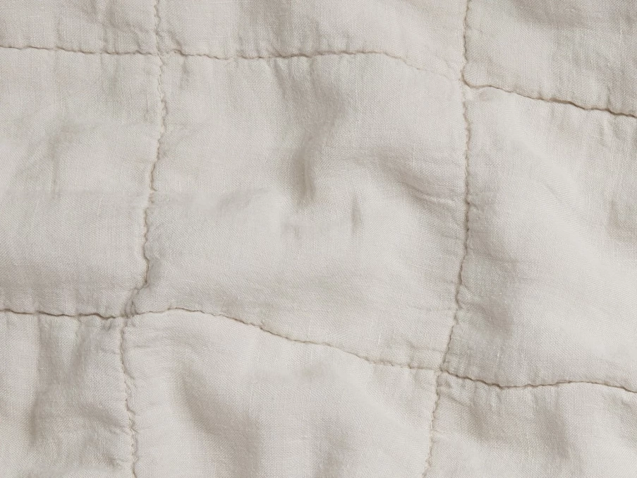 Parachute Toddler Linen Box Quilt - Soft, Breathable & Lightweight Baby Bedding